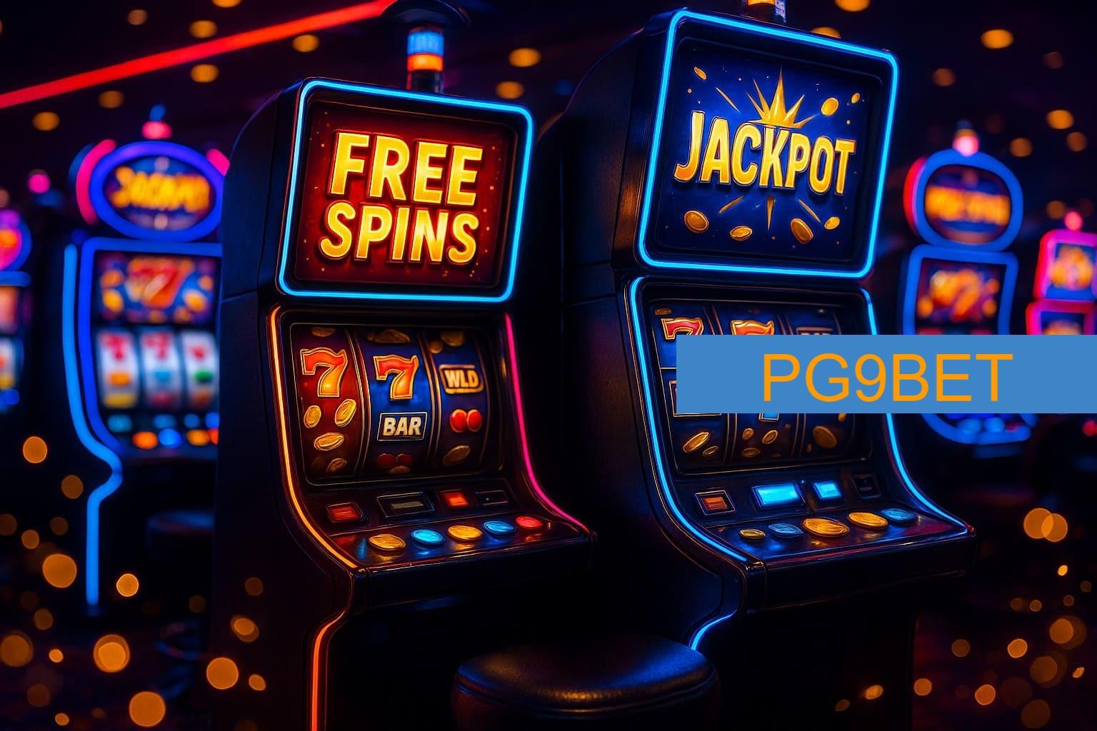 Diversos jogos de caça-níqueis